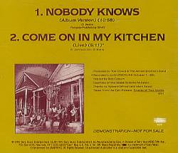 The Allman Brothers Band : Nobody Knows